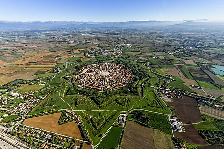 Aereal view of Palmanova